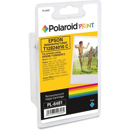 Polaroid inkt RM-PL-6481-00 voor EPSON T12824010, cyan