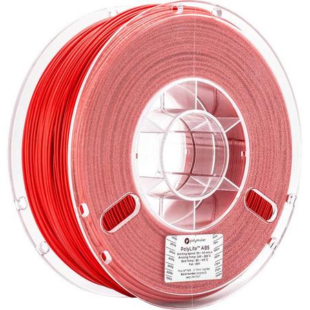 Polymaker PolyLite ABS Red 1kg 2.85mm