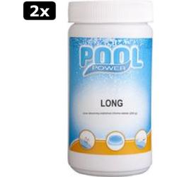 2x Pool Power Long Desinfectiemiddel voor Zwembaden - 1 kg