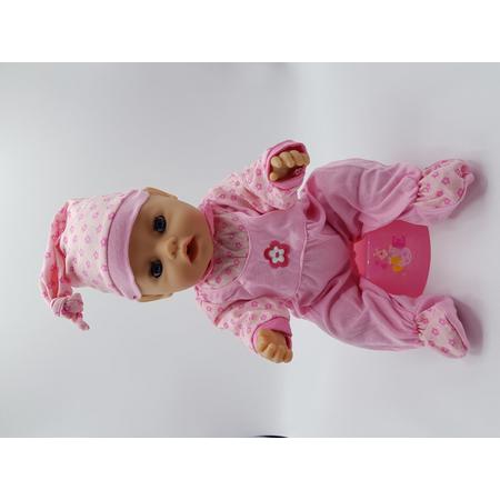 B-Merk Baby Born pyjama roze met slaapmuts