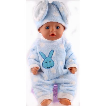 B-Merk Baby born kleertjes, pyjama blauw