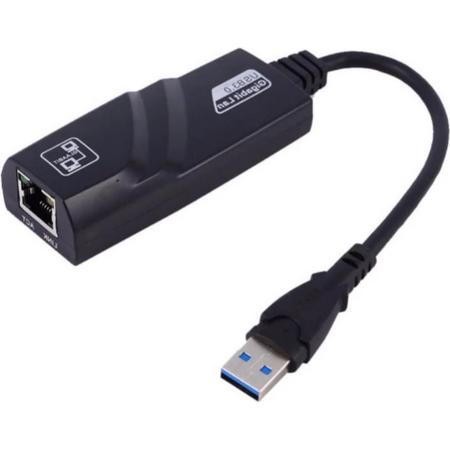 A01 USB Naar Internet - Ethernet LAN Netwerk Adapter 3.0 - UTP - Zwart