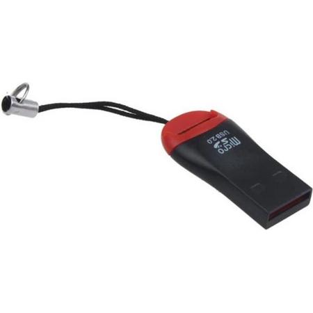 L01 MicroSD Kaartlezer - Micro SD Naar USB 2.0 Adapter - Zwart - SD Kaartlezer - Zwart