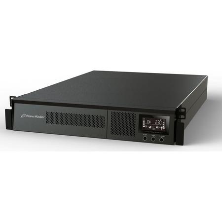 PowerWalker VFI 1000 RMG PF1 Dubbele conversie (online) 1000VA Rackmontage Zwart UPS