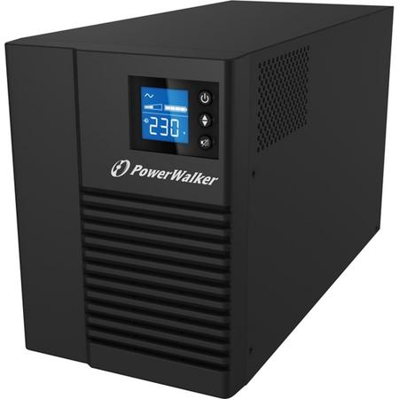 PowerWalker VI 1000T/HID Line-Interactive 1000VA 8AC-uitgang(en) Toren Zwart UPS