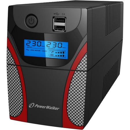 PowerWalker VI 1200 GX FR UPS 1200 VA 4 AC-uitgang(en) Line-Interactive