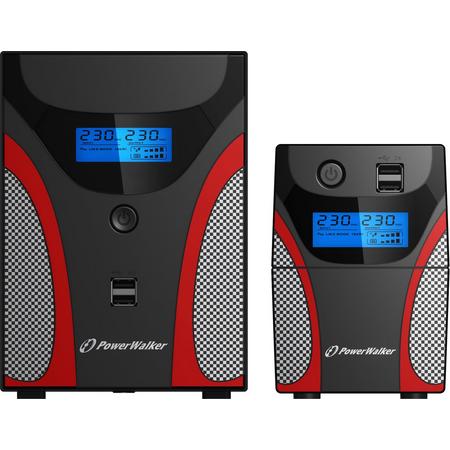 PowerWalker VI 2200 GX FR UPS Line-Interactive 2200 VA 1200 W 4 AC-uitgang(en)