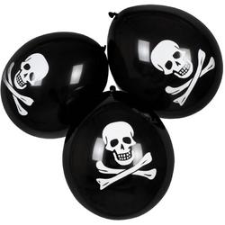 Piraat ballonen, zes stuks