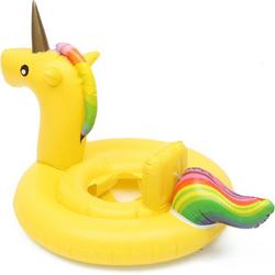 babyzwemband unicorn geel, zwemband peuters eenhoorn