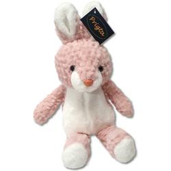 Prigta - Knuffeldier - Knuffel konijn - roze - 25 cm - Pluche / baby cadeau