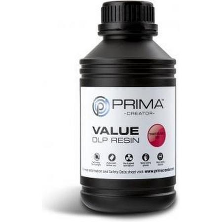 Prima Creator PrimaCreator Value UV / DLP Resin - 500 ml - Transparent Red