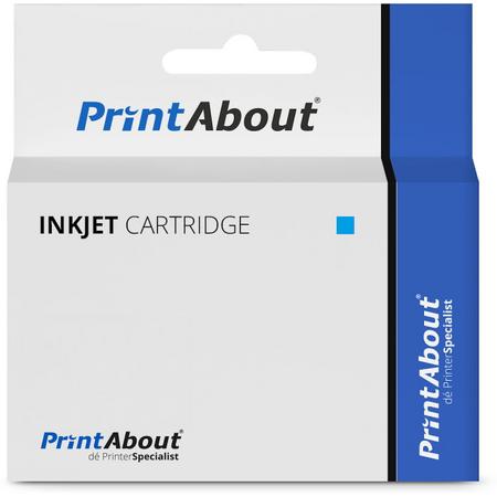 PrintAbout - Inktcartridge / Alternatief voor de Brother LC-225XLC / Cyaan