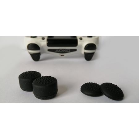 Thumb Grips Ps4 - Thumb Grips Playstation - Playstation Controller - Xbox One Controller - Extra Grip Caps - Low-Rise & High Rise - 4 Stuks - Voor PS4 Controller En Xbox One Controller