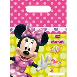 Minnie Mouse Party feestzakjes - 6 stuks