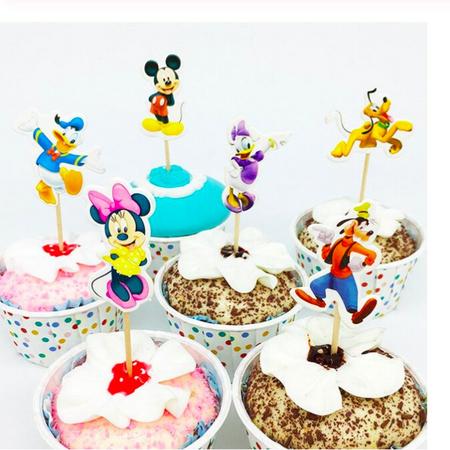 ProductsGoods - 24 x Leuke Mickey Mouse cocktailprikkers