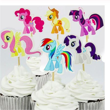 ProductsGoods - 24 x Leuke My Little Pony cocktailprikkers