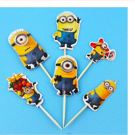 ProductsGoods - 48 x Leuke Minions coctailprikkers