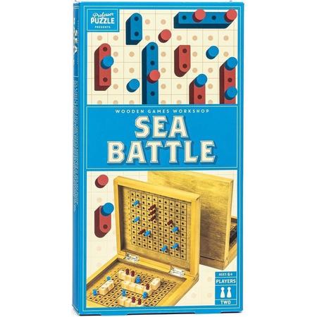 Professor Puzzle Gezelschapsspel Sea Battle Junior Hout