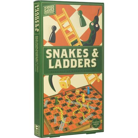 Snakes & Ladders - Houten Bordspel