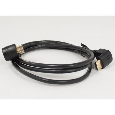 Profile HDMI kabel - haaks - 1.5 meter