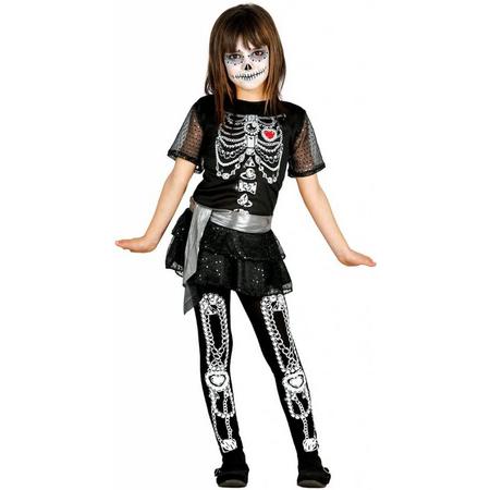 Halloween Kostuum Kind Jurkje Skelet Diamant