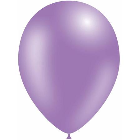 Lavendel Ballonnen Metallic 25cm 100 stuks