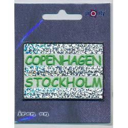 Copenhagen Stockholm Applicatie strijkbaar