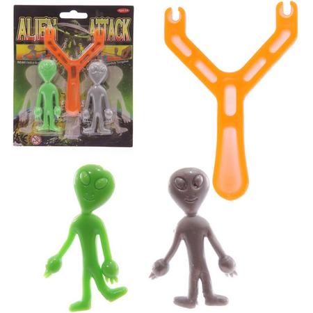 Alien Katapult - met 2 aliens