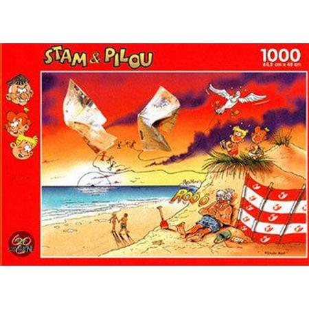 Stam & Pilou: Strand - Legpuzzel - 1000 Stukjes