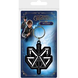 Fantastic Beasts Grindewald logo Rubber Keychain Sleutelhanger