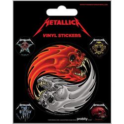 Metallica - Yin & Yang Skulls - Vinyl Stickers Set