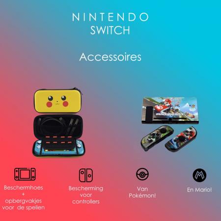Nintedo Switch Accessoires – Nintendo Switch Case – Nintendo Switch Hoes – Mario Kart
