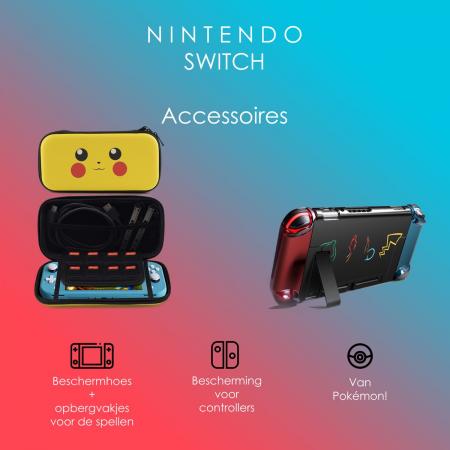 Nintendo Switch Accessoires- Case - Hoes - Pokémon
