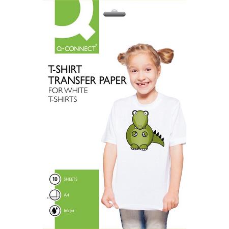 Q-CONNECT T-Shirt Transfer Paper, pak van 10 vel 50 stuks