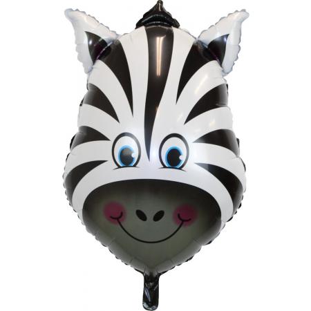 Jungle Ballon Verjaardag Versiering Zebra Helium Ballonnen Feest Versiering Dieren Safari Decoratie – 90 Cm - 1 Stuk
