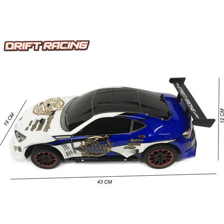 Rc Auto bestuurbaar Drift Car - 3D light - oplaadbaar - 43CM - 1:10