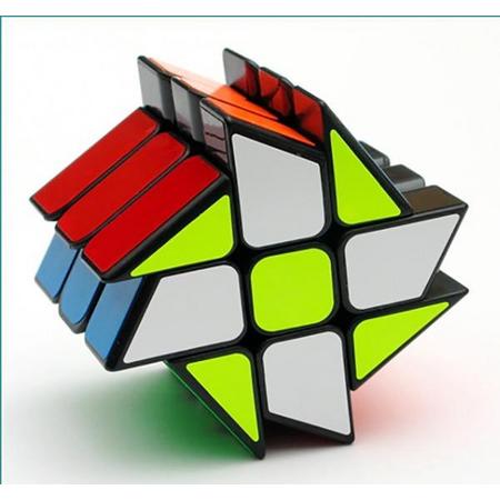 Fisher cube - rubik kubus - QiYi Cube - puzzel kubus 3x3 speelgoed ( 6x6cm)