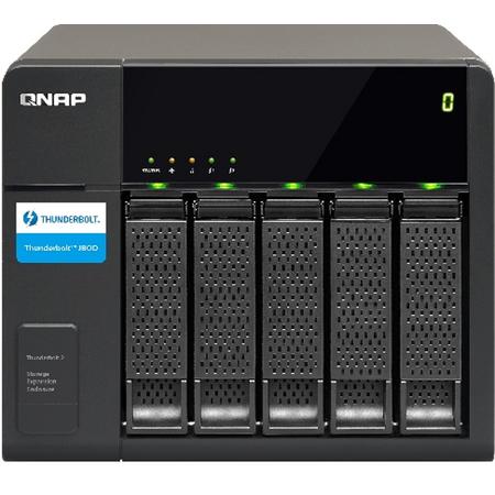 QNAP TX-500P HDD-behuizing 2.5/3.5 Zwart behuizing voor opslagstations