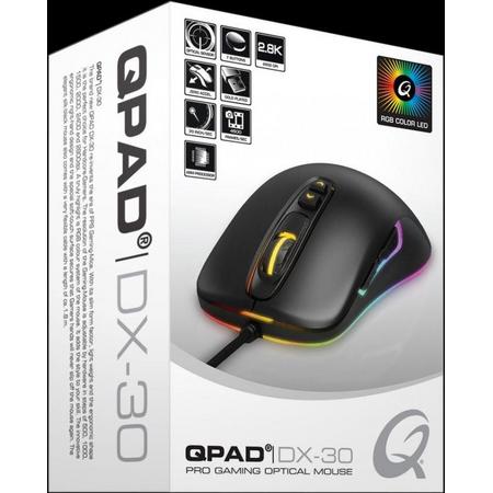 QPAD - DX-30 - 3.000 dpi FPS Gaming Muis