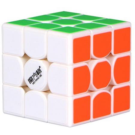 Qiyi - The New Thunderclap - 3x3x3 Speedcube - Witte kubus - incl. gratis verzenden