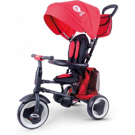 Qplay Driewieler Rito Plus Junior 90 X 49 X 93 Cm Staal Rood