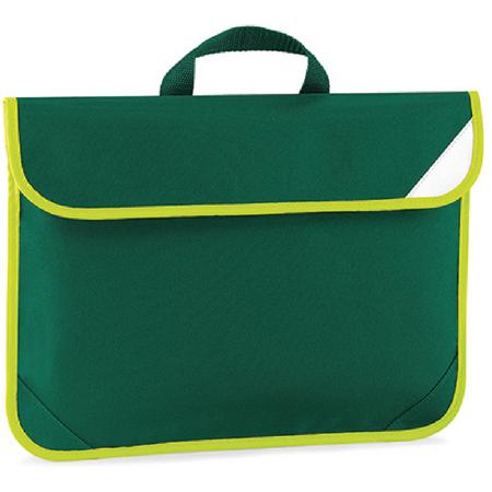 Knutseltas - groene tas om knutselgerief of boeken in op te bergen - ideaal om leuke spullen mee te nemen op vakantie