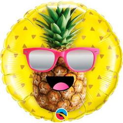 18In/45cm Mr. Cool Pineapple, Zonder helium)