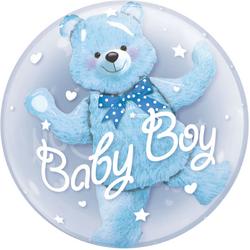 Baby Boy Bear Bubbles Ballon 61m