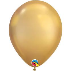 Ballonnen CHROME goud 100 stuks