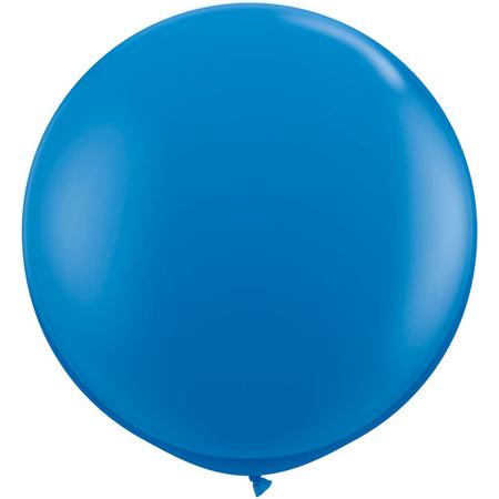 Donkerblauwe Ballonnen 90cm - 2 stuks