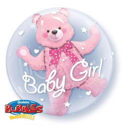 Double Bubbles ballon Baby girl