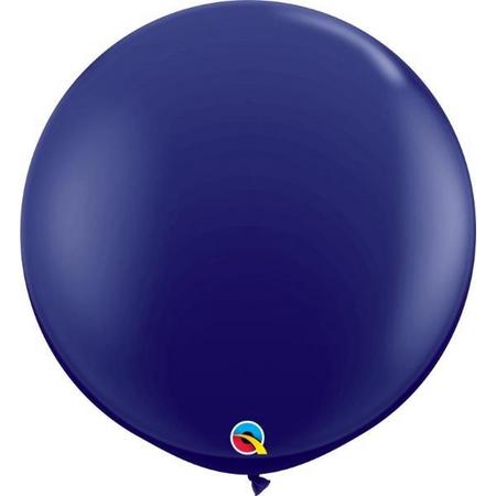 Megaballon Navy Blue 90 cm 2 stuks