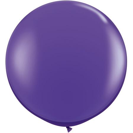 Paarse Violet Ballonnen 90cm - 2 stuks