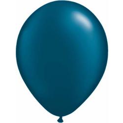 Qualatex ballonnen 100 stuks Pearl Midnight Blue